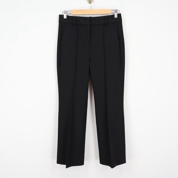J.Crew Cropped Natalia Pant Four Season Stretch Black Size 4 NWT - Picture 2 of 9